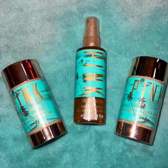 💛🧡☀️ VS PINK RARE HTF THEY DO NOT MAKE THESE ANY LONGER BRONZING BUNDLE 💛🧡☀️
